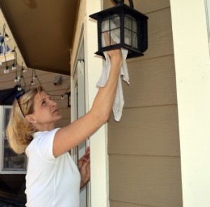 buitenverlichting schoonmaken